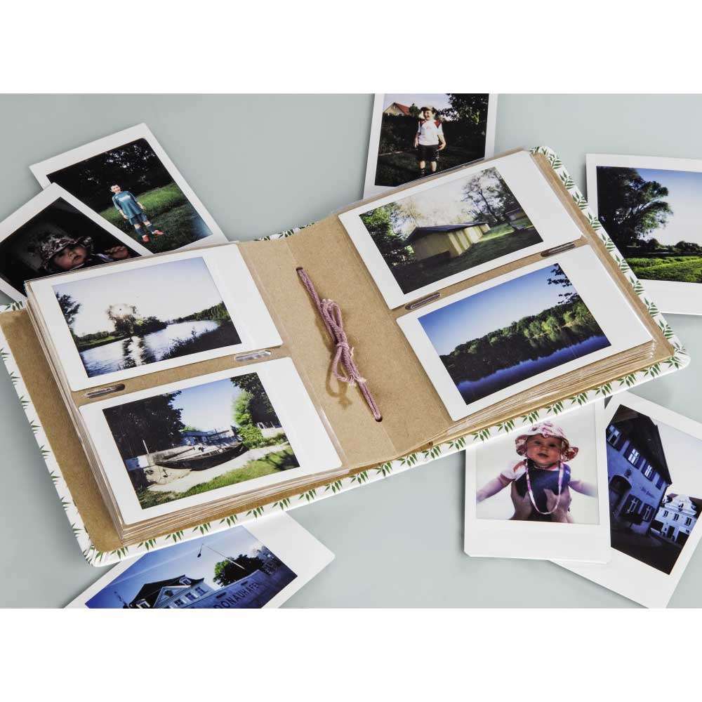 Fern Slip-in Instax Mini Photo Album - Overall Size 4.5x5 Inches