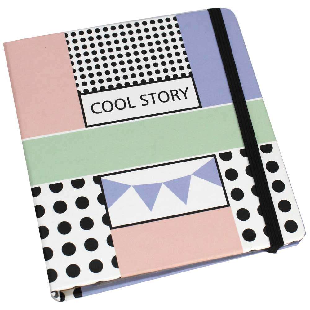 Cool Story Slip-In Instax Wide Photo Album - Overall Size 4.5x5 Inches