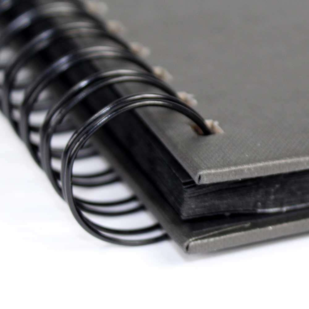 Hama Spiral Bound Traditional Photo Album - 25 Pages - Black