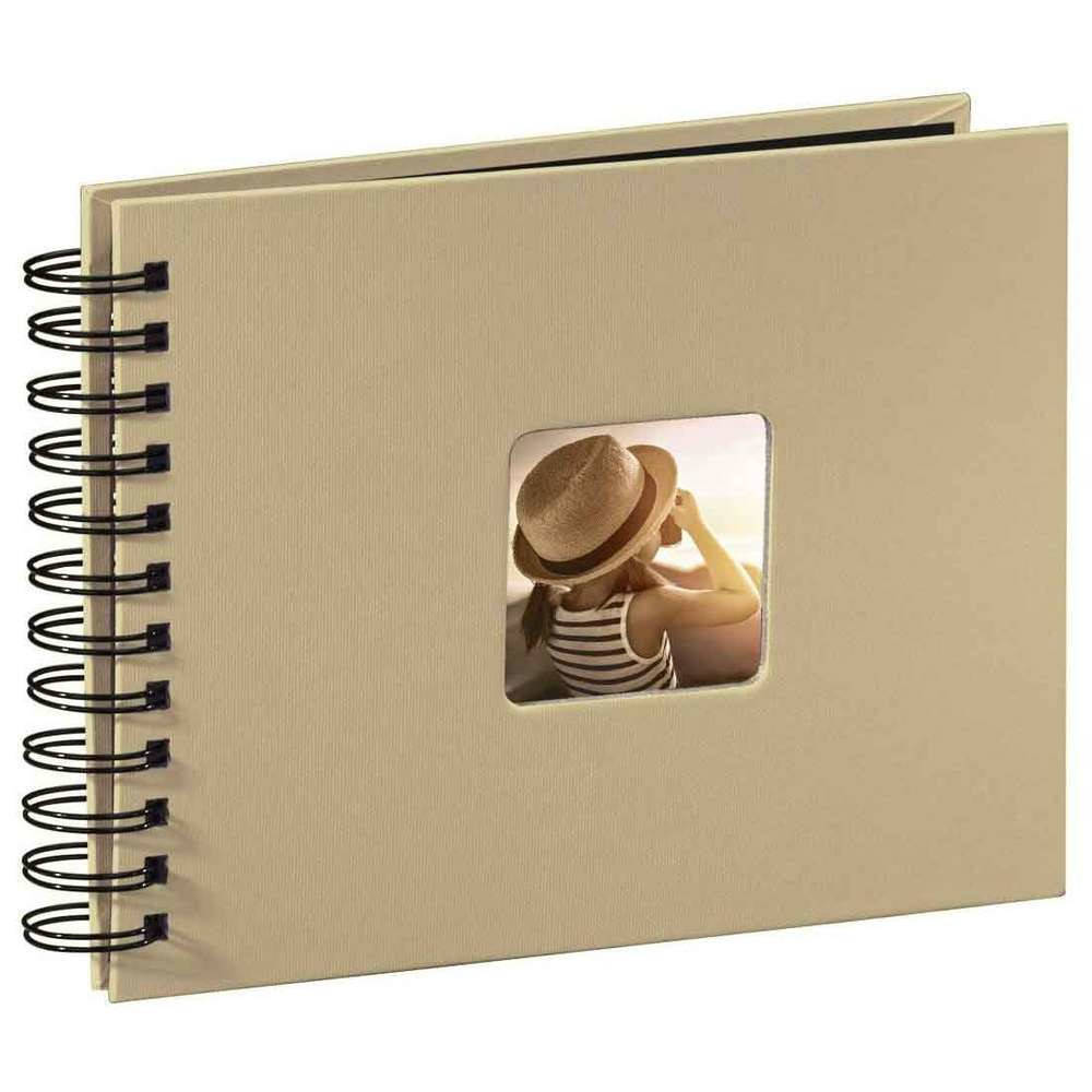 Hama Spiral Bound Traditional Photo Album - 25 Pages - Taupe
