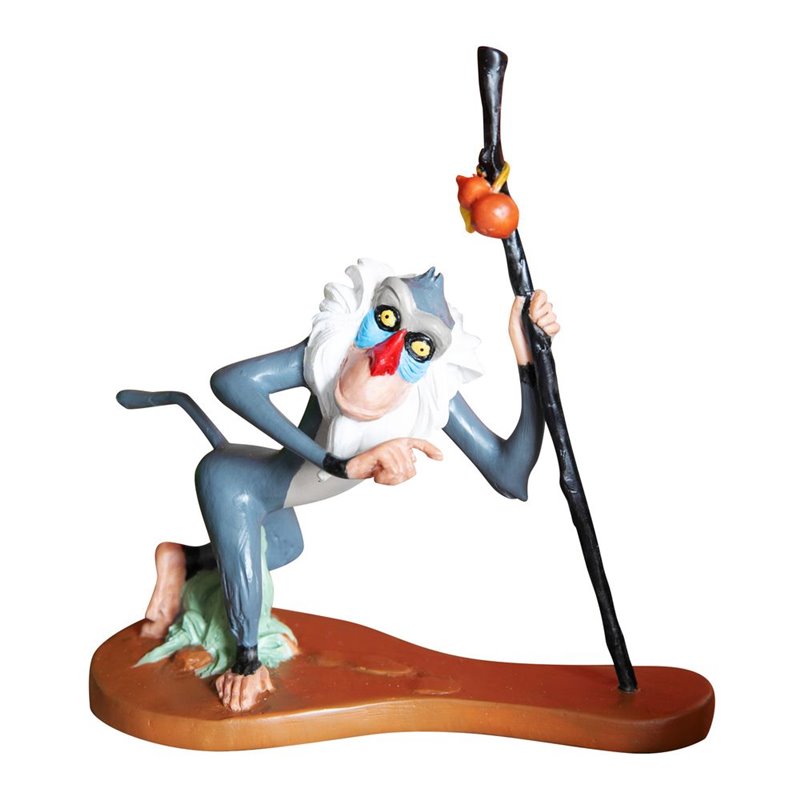 Disney Lion King Rafiki Figurine - 12.5 x 11.5 x 5.5 cm - Handpainted