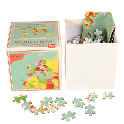 Rex London Map of World Jigsaw - 300 Pieces