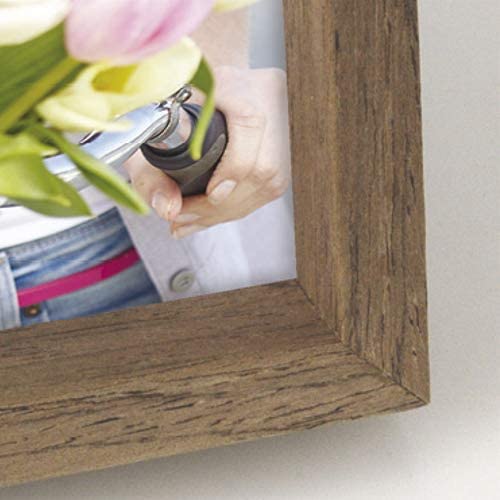 ZEP Zurigo MA Brown Wood Photo Frame - 10x8 Inch