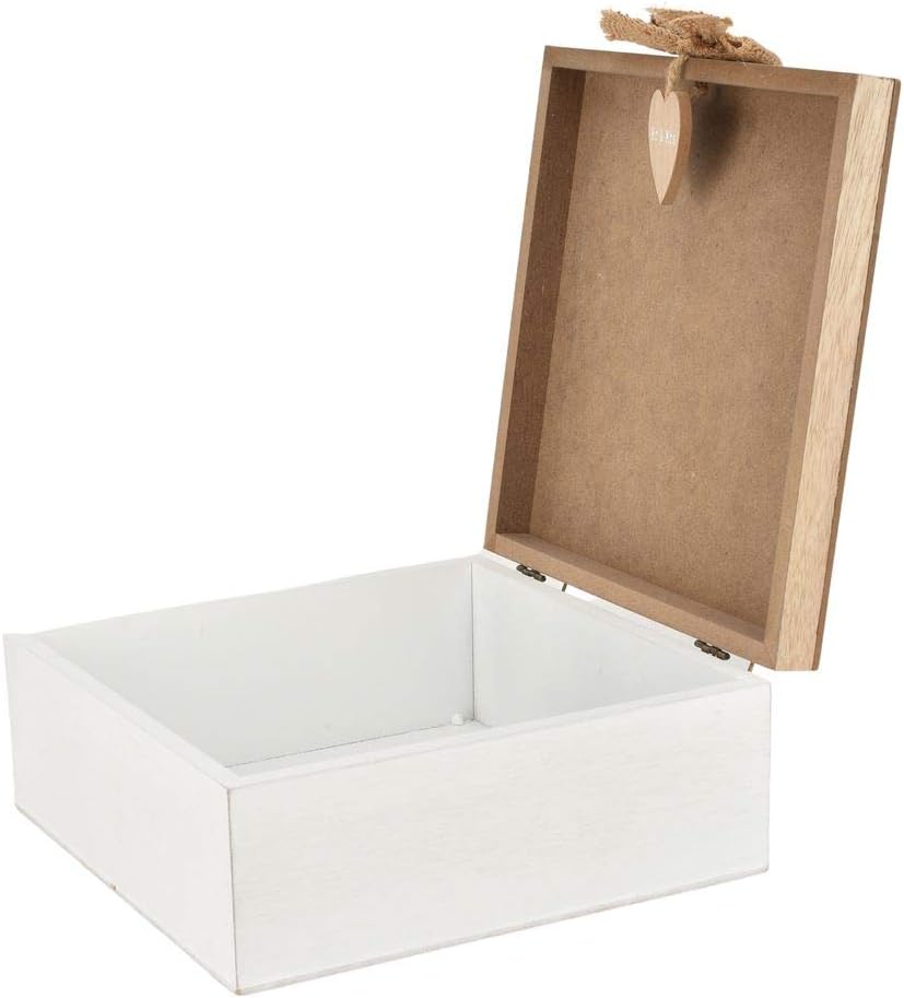 Love Story Wooden Wedding Day Keepsake Box