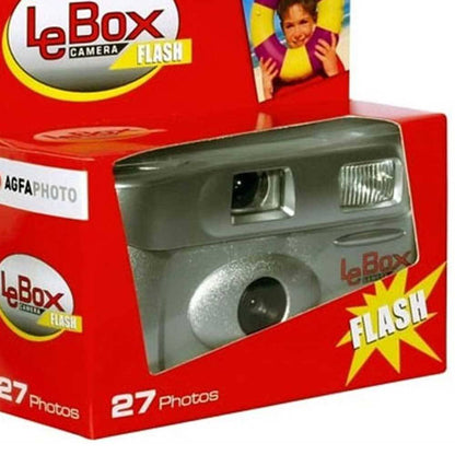Agfa LeBox Single Use Camera With Flash | 27 Exposures