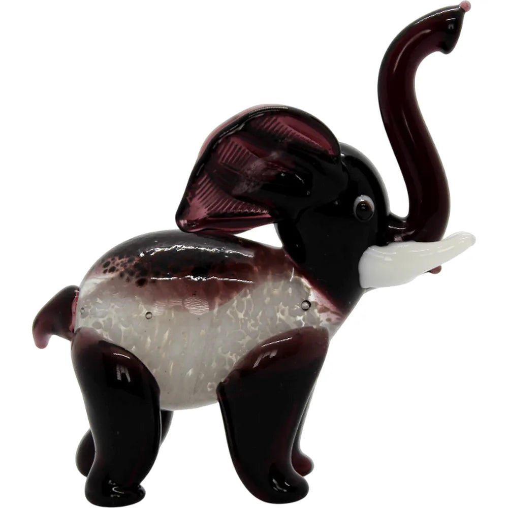 Sophia Objets D'Art Miniature Glass Elephant Ornament