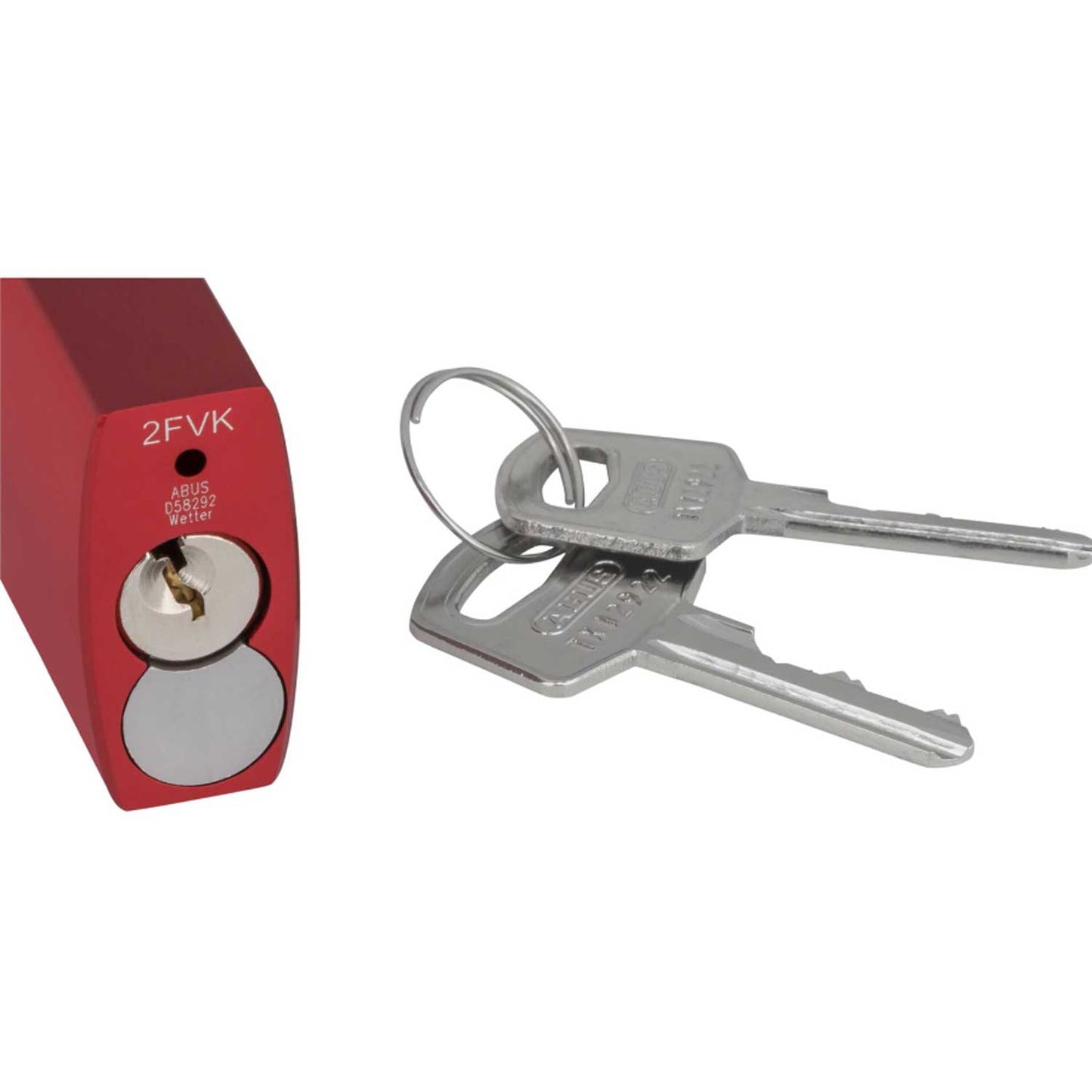 Abus Aluminium LOVE Padlock 72/40 Love Lock 2 - Red