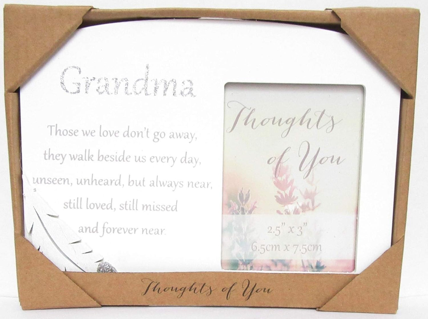 Thoughts of Your Memorial Photo Frame - 3x2.5 Inch Photo - Grandma