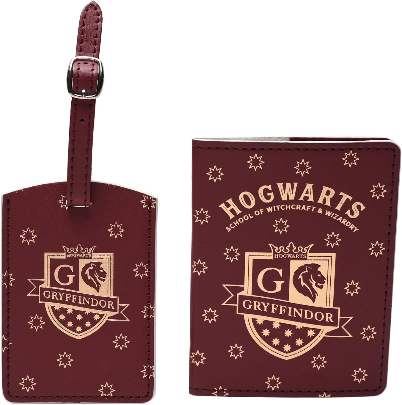 Harry Potter Passport Cover and Luggage Tag - Gryffindor