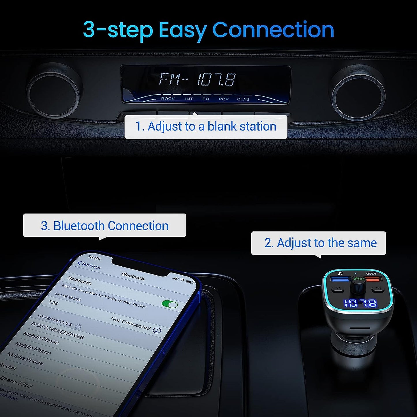 Victsing bluetooth FM Transmitter