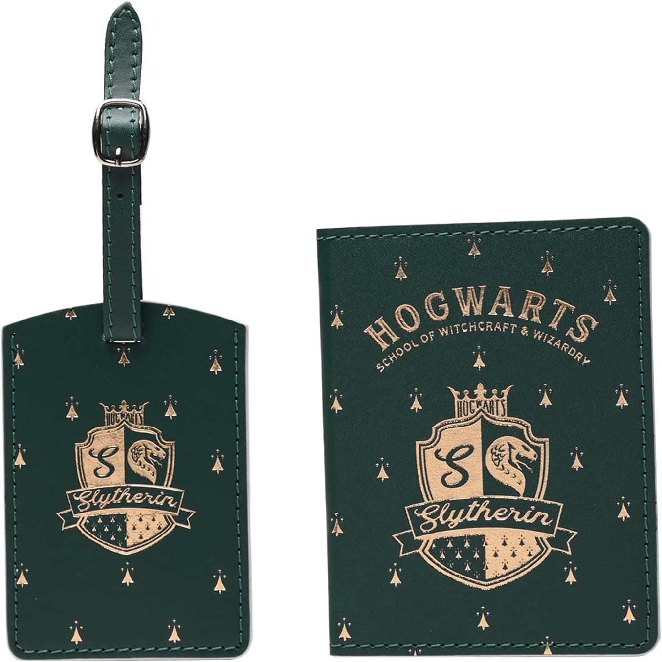 Harry Potter Passport Cover and Luggage Tag - Slytherin
