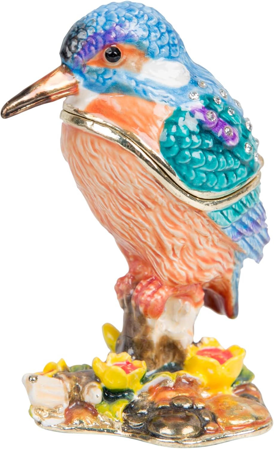 Kingfisher Trinket Box Treasured Trinkets Juliana white background