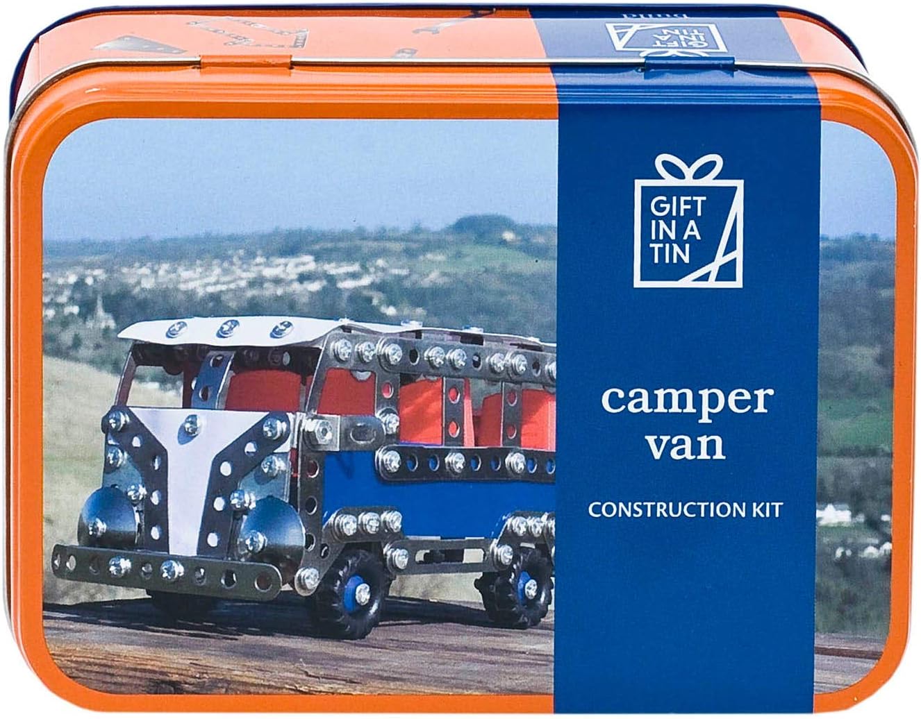 Camper Van Construction Gift In A Tin