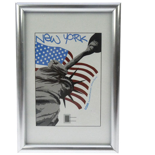 New York A4 Photo Frame - Silver