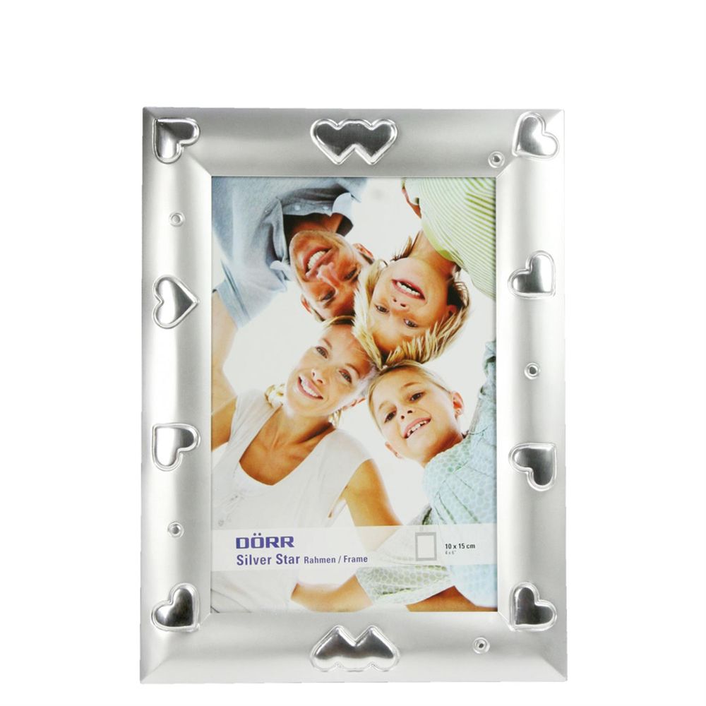 Silverstar Las Vegas Heart Photo Frame 6x4 - Silver