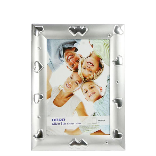 Silverstar Las Vegas Heart Photo Frame 6x4 - Silver