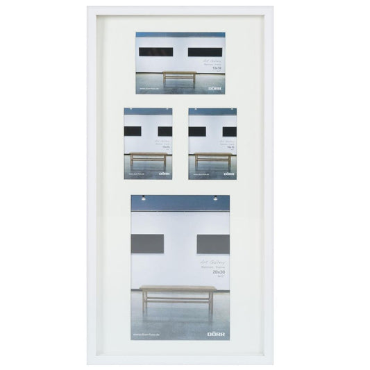 Dorr Art Gallery Multi Aperture Photo Frame - White