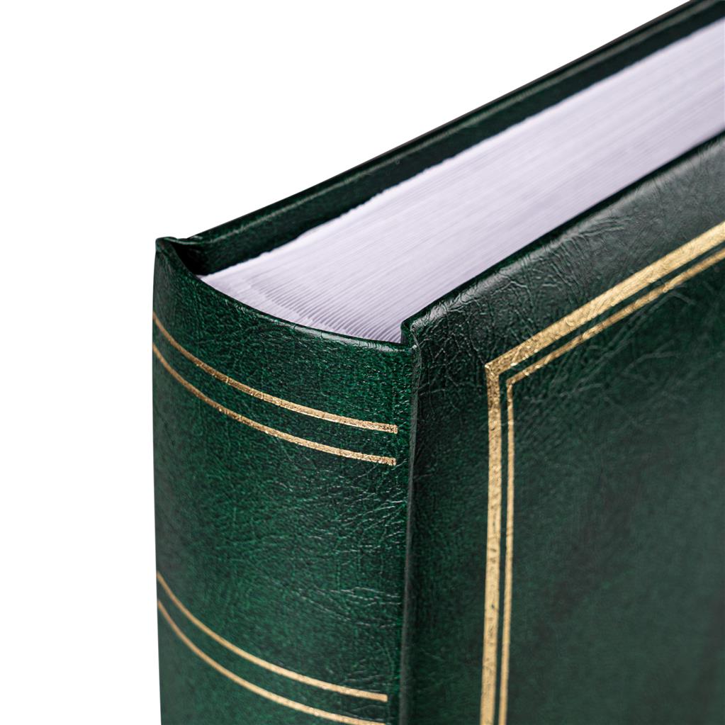 Classic Large Green Traditional Photo Album - 100 Sides