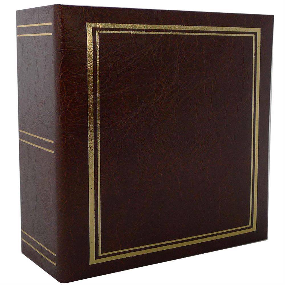 Classic Brown 6x4 Slip-In Photo Album - 200 Photos