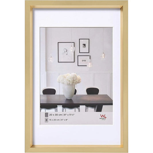 Walther Steel Style Photo Frame Gold 20x16 Inch