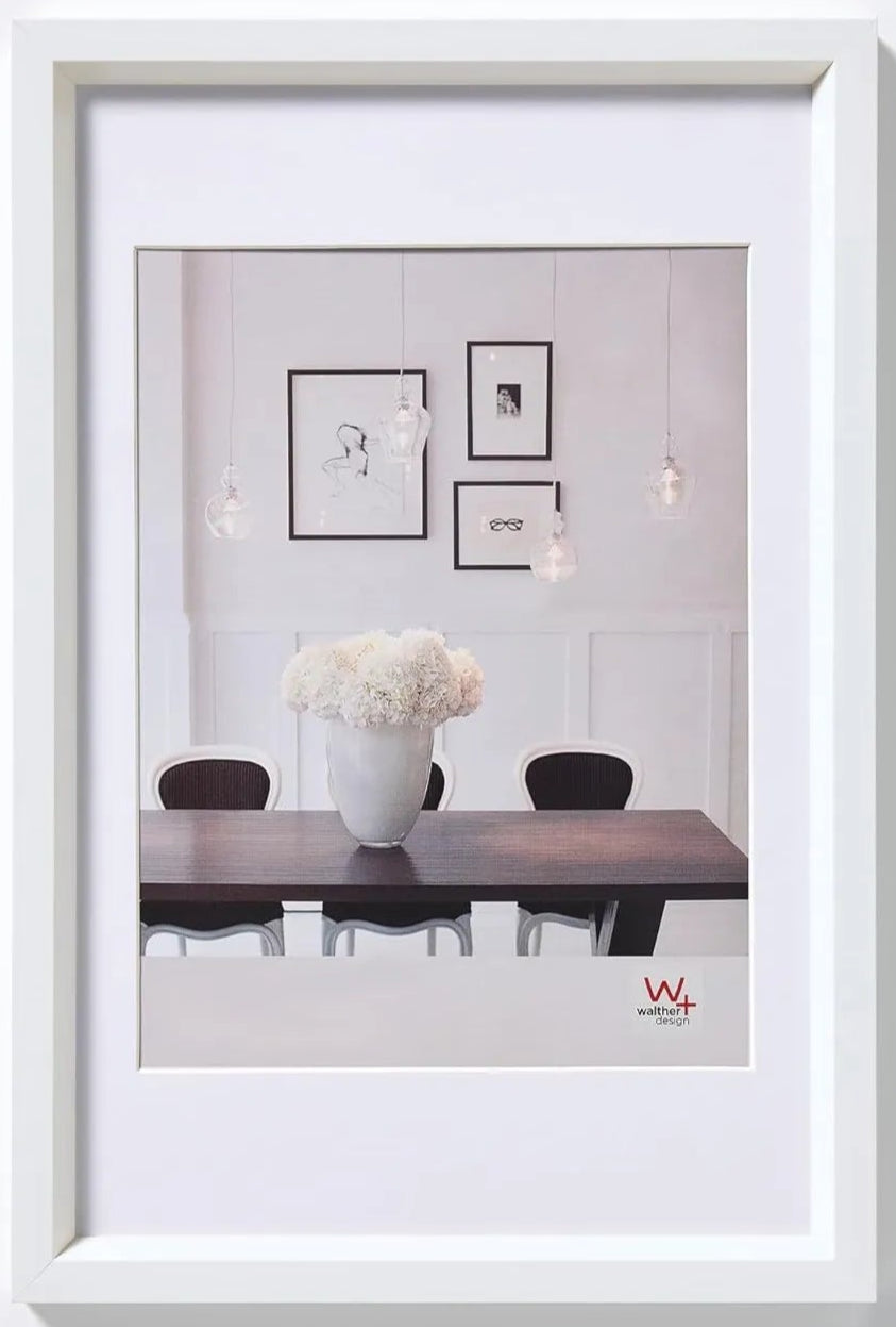 Walther Steel Style Photo Frame White 20x16 Inch