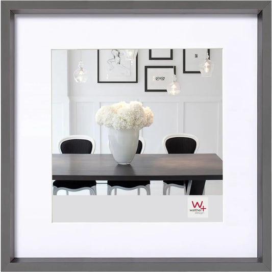 Walther Steel Style Photo Frame Steel 15.75x15.75 Inches