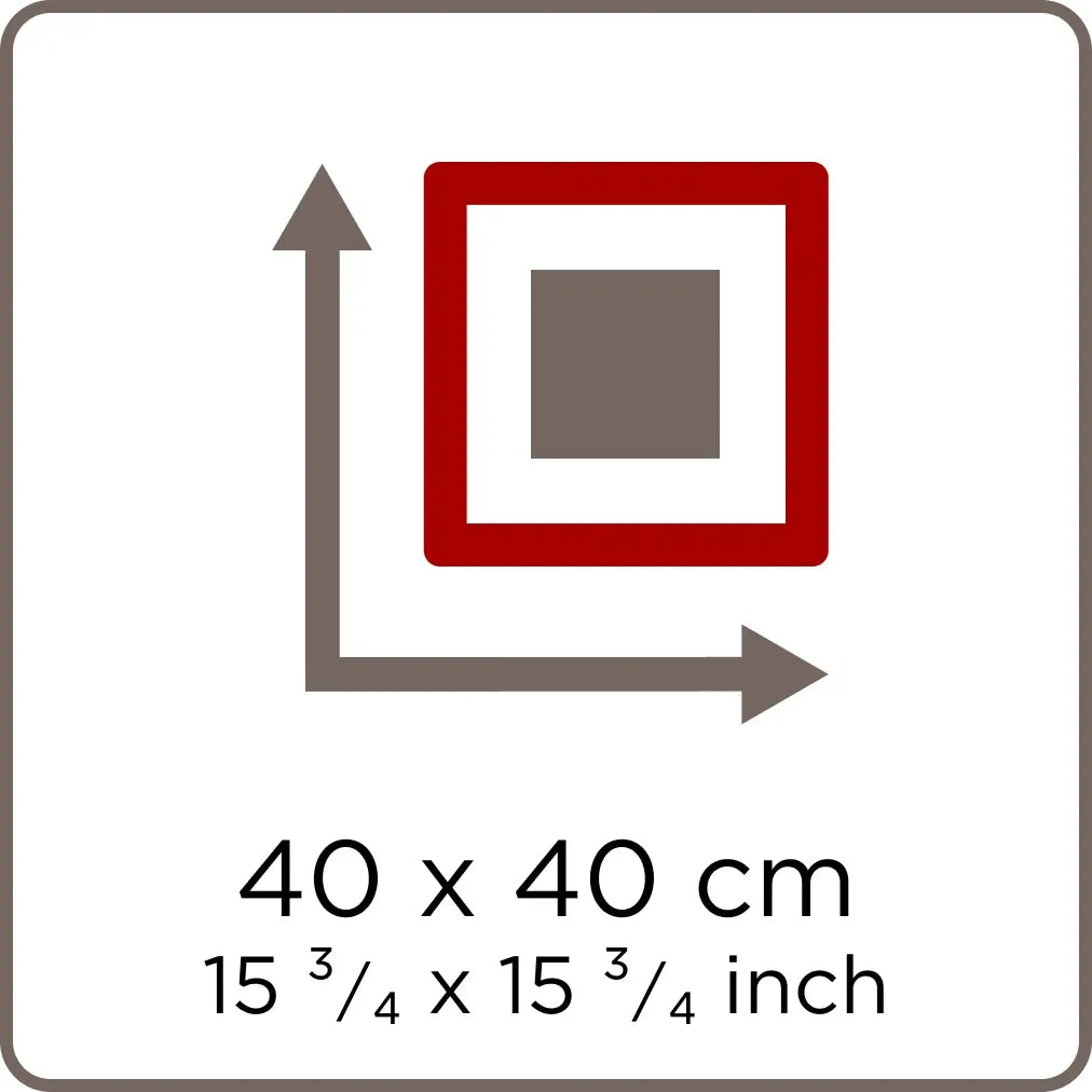 Walther Steel Style Photo Frame Gold 15.75x15.75 Inches