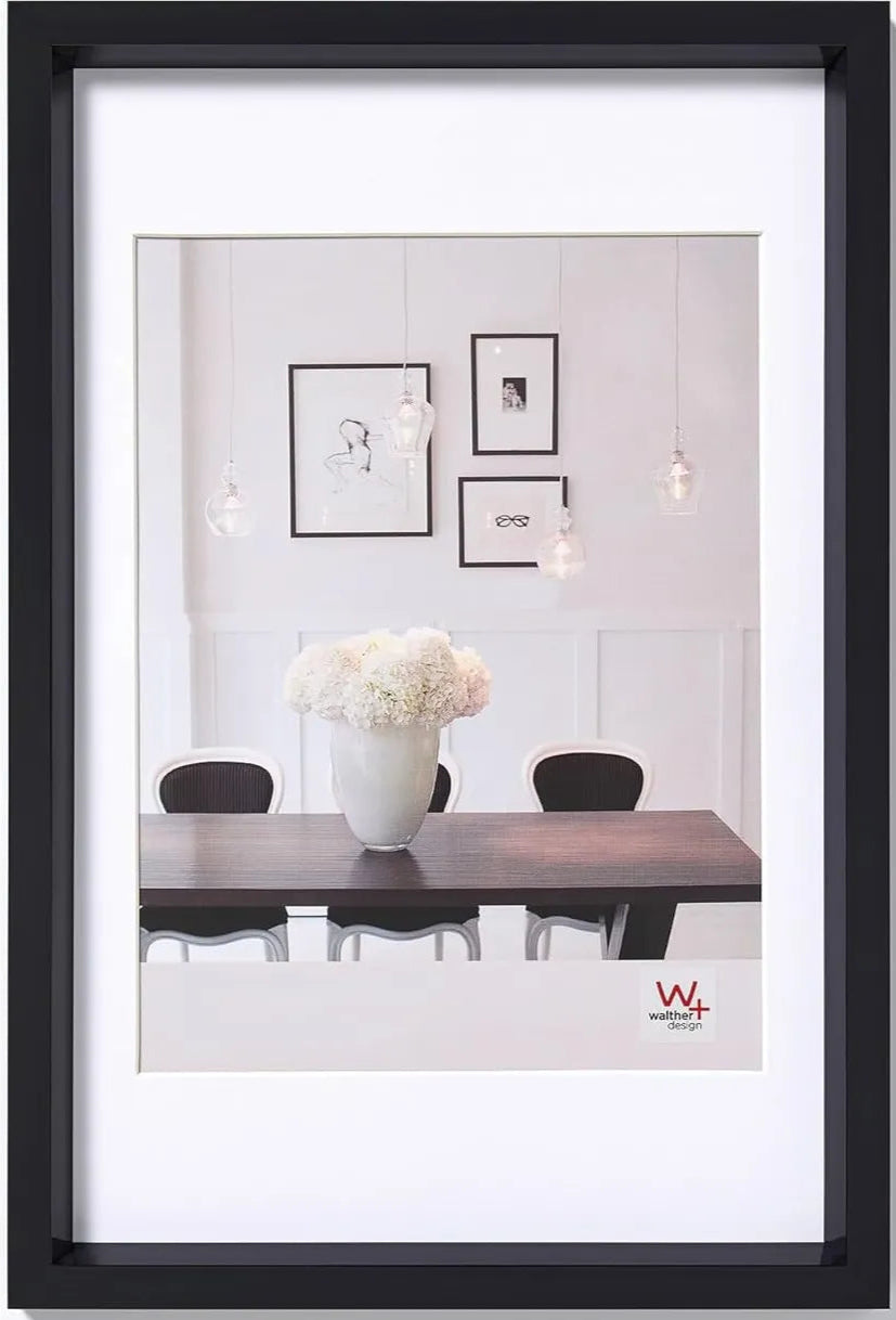 Walther Steel Style Photo Frame Black 24x16 Inch