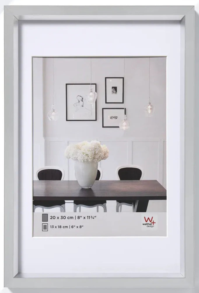 Walther Steel Style Photo Frame Silver 24x16 Inch