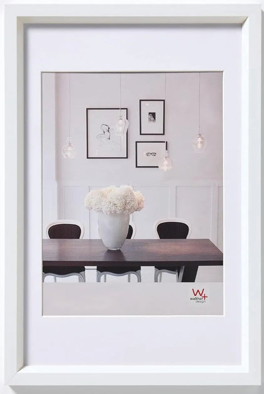 Walther Steel Style Photo Frame White 24x16 Inch