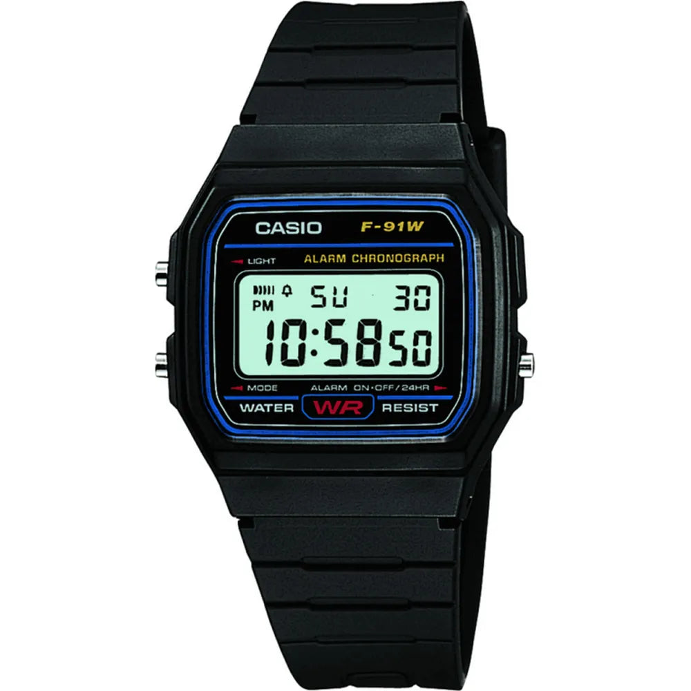 Casio Men's Digital Black Resin Strap Watch