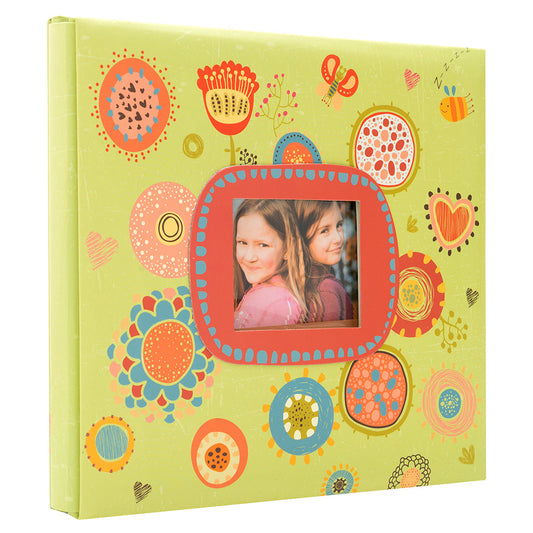 Festival Green Scrapbook Photo Album - 20 Sides