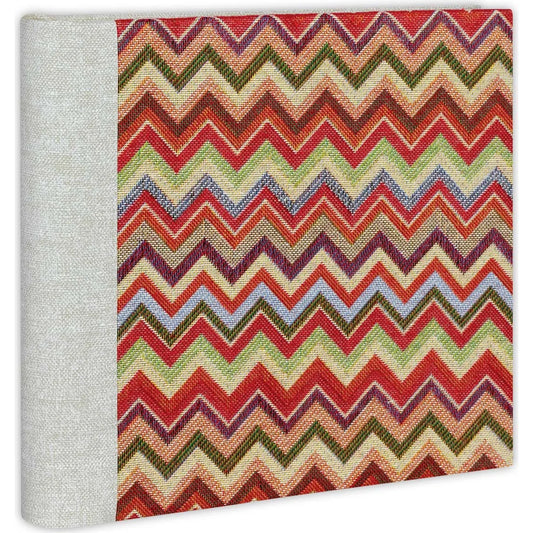 ZEP Ines Red Geometric 25 x 25 Photo Album - 30 Pages