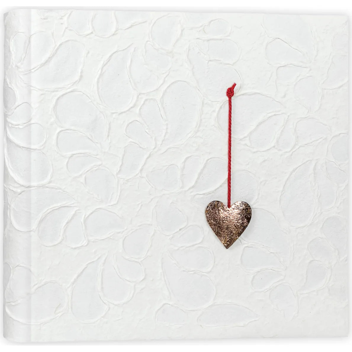 ZEP Wedding Wooden Heart White Photo Album