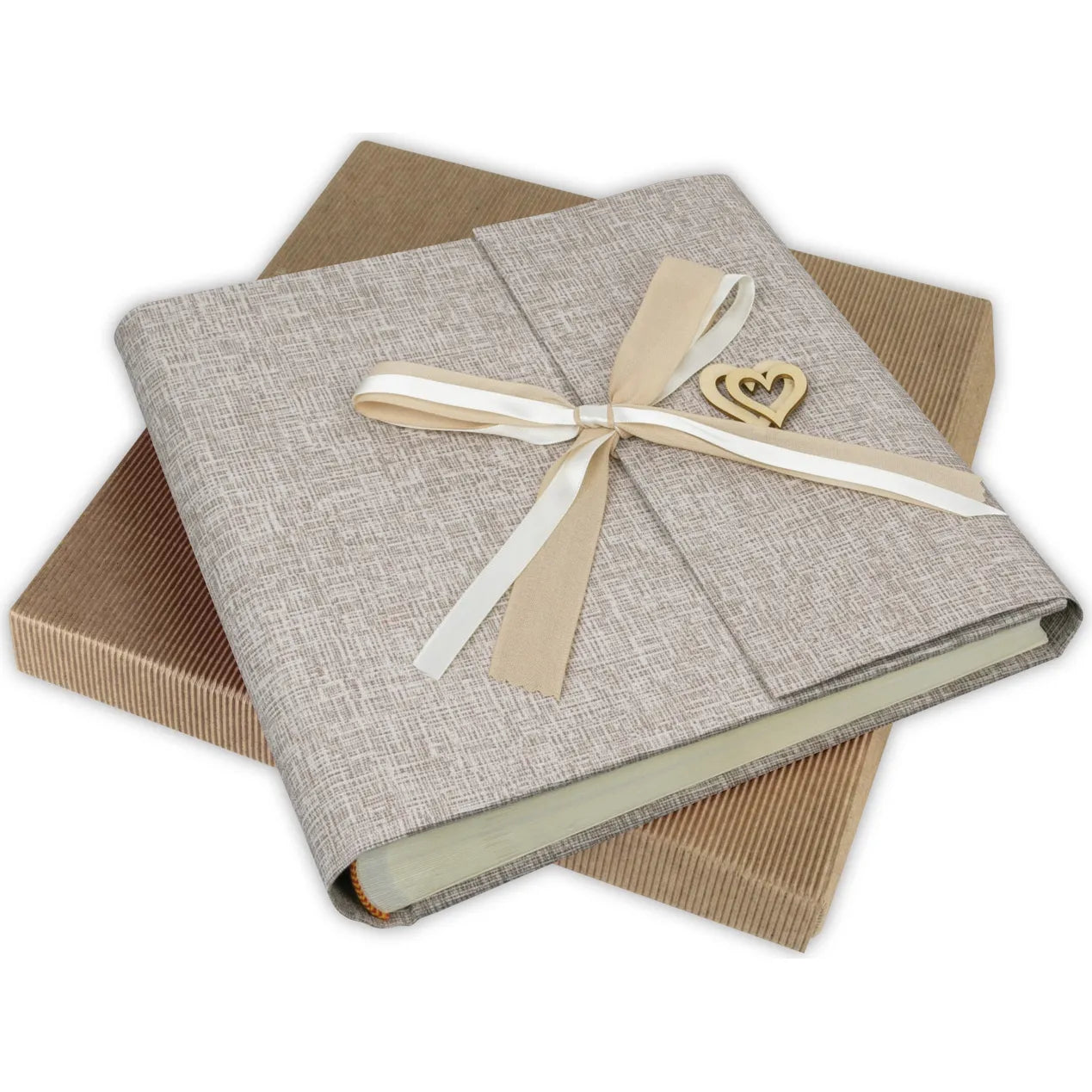 ZEP Kasia Brown 25 x 25 Traditional Photo Album - 30 Pages