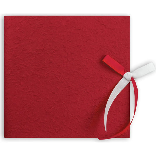ZEP Naomi 23x23 Traditional Red Photo Album - 14 Pages