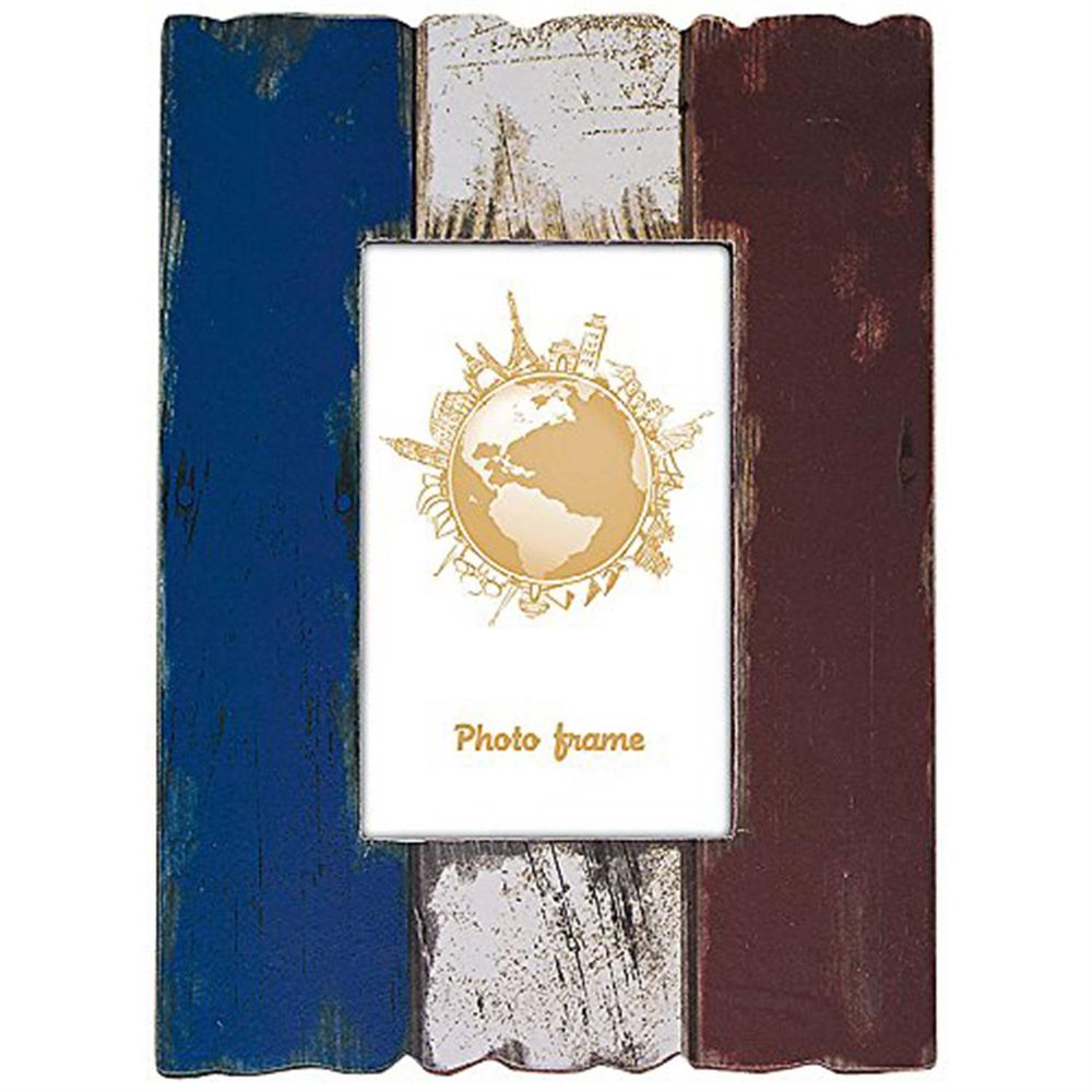 Flag of France Wooden 6x4 Photo Frame