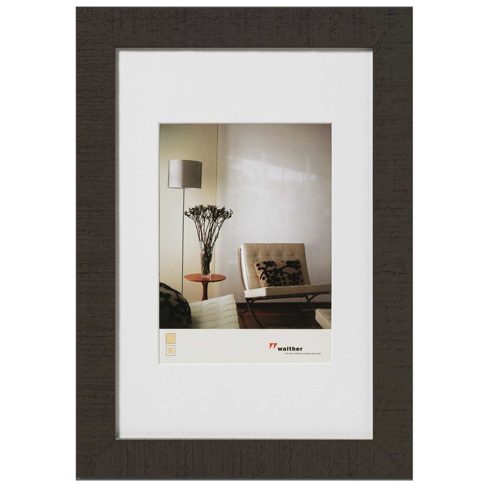 Wooden Picture Frame in Brown for a 4x2.75 inch photo.