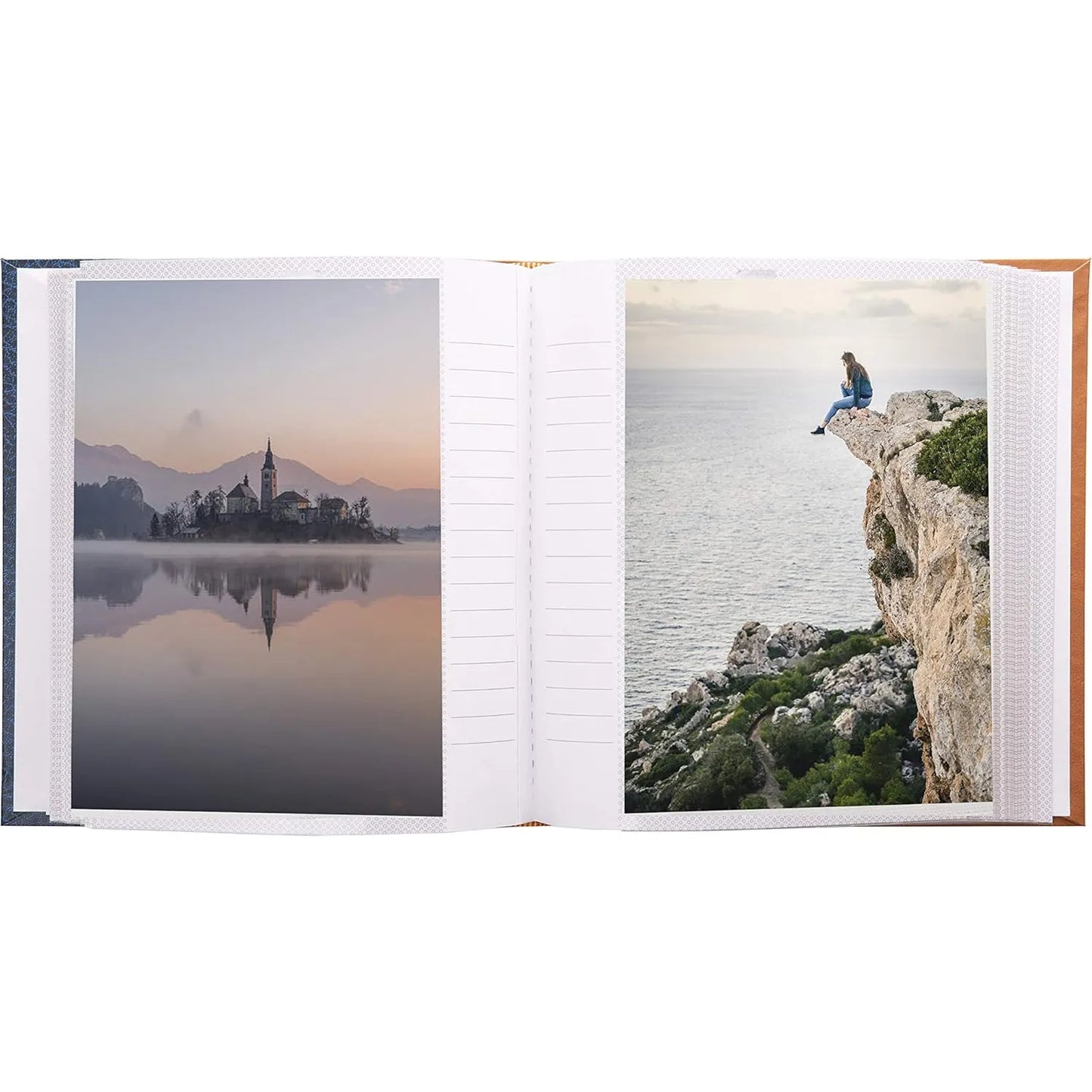 Grace Blue Slip-In Photo Album for 100 7x5 Photos