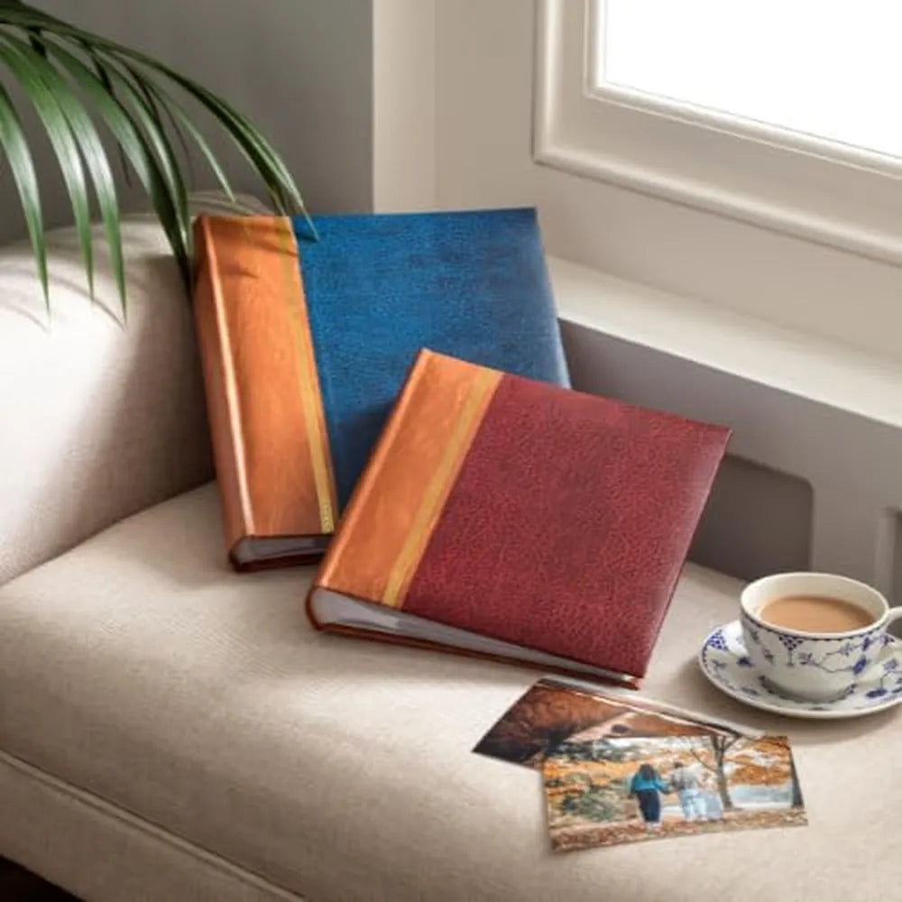 Grace Blue Slip-In Photo Album for 100 A4 Photos