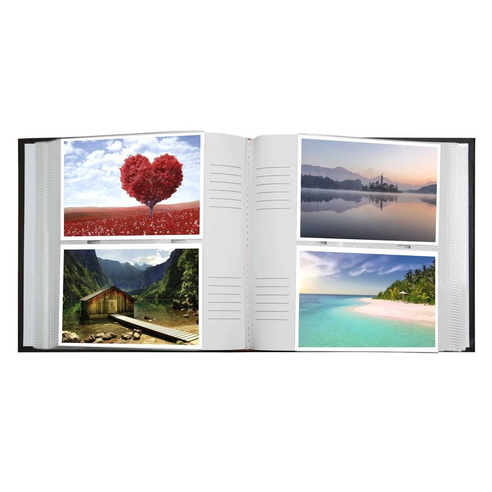 Savoy Black Slip-In Photo Album for 100 7x5 Photos