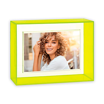Bright Yellow Neon 6x4 Photo Frame