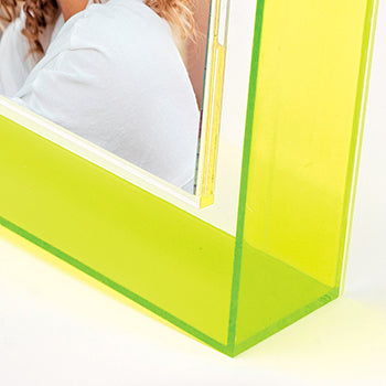 Bright Yellow Neon 6x4 Photo Frame