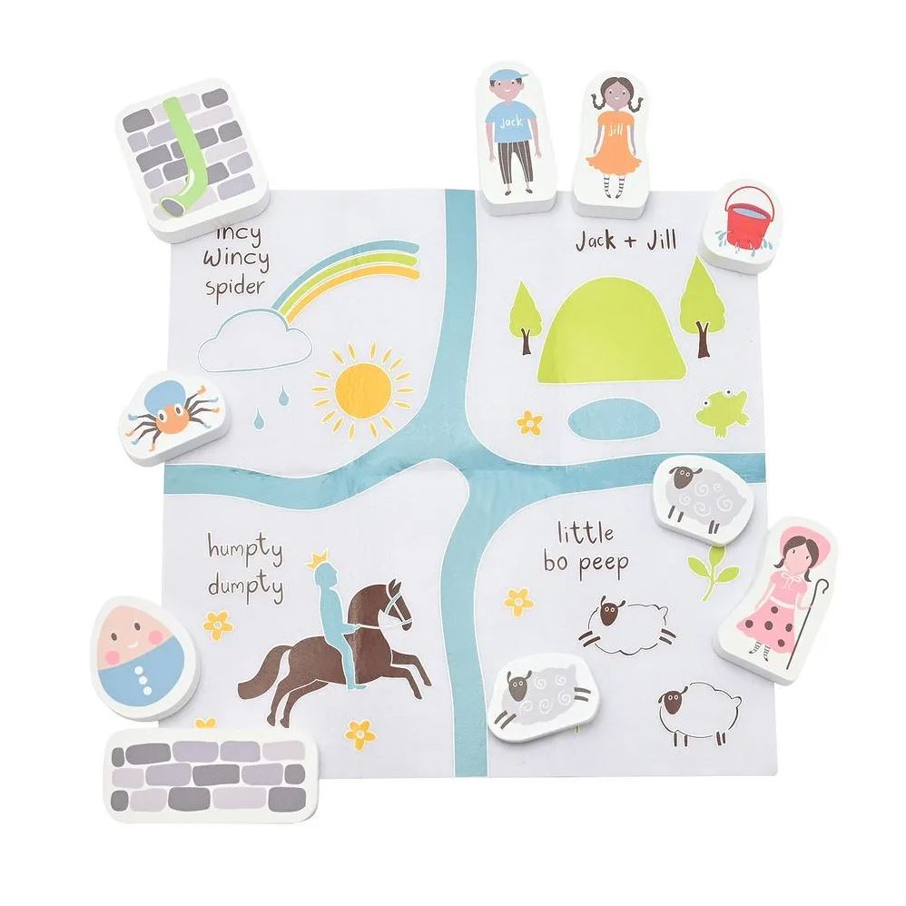 APPLES TO PEARS® Sing-Along Nursery Rhymes Play Set – Gift in a Tin, Ages 3+