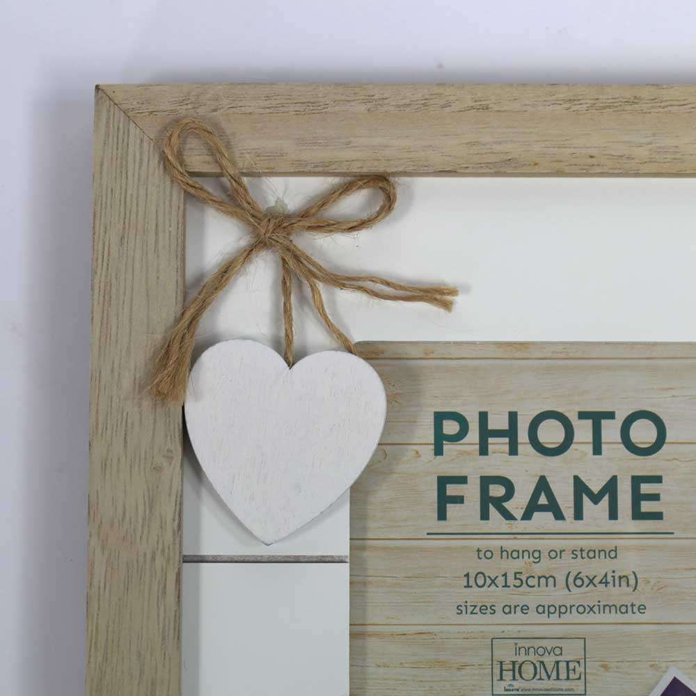 Amore 6x4 Natural Wood Photo Frame