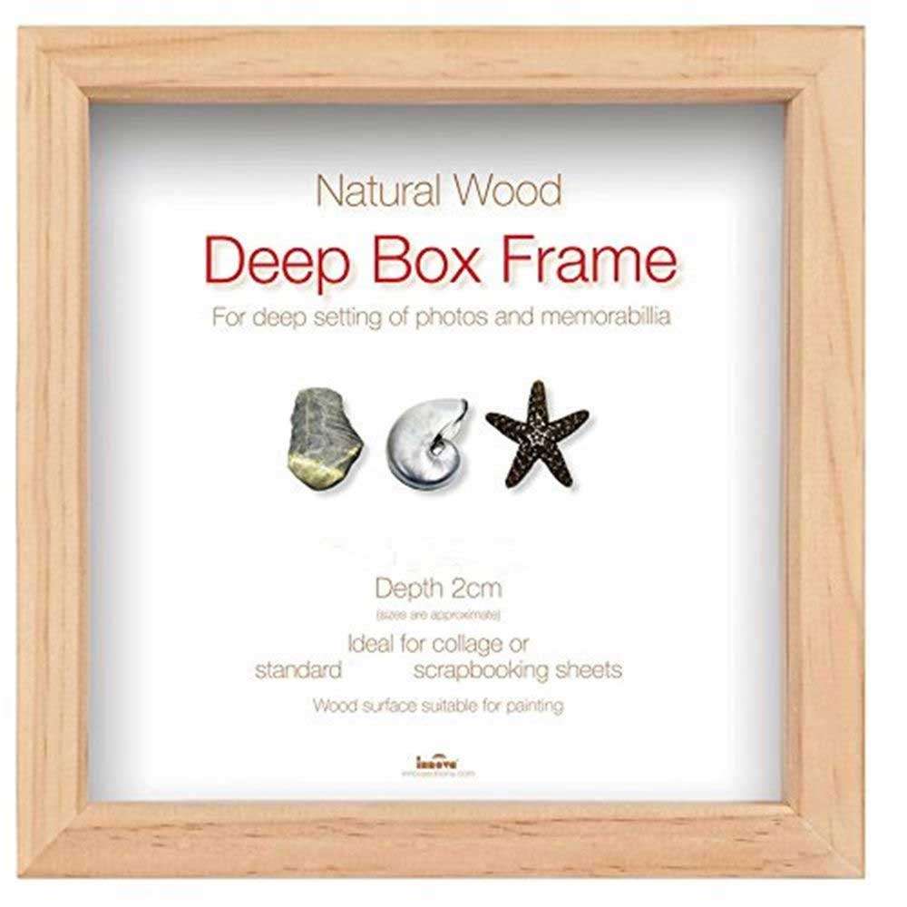 Wooden 3x3 Photo Box Frame