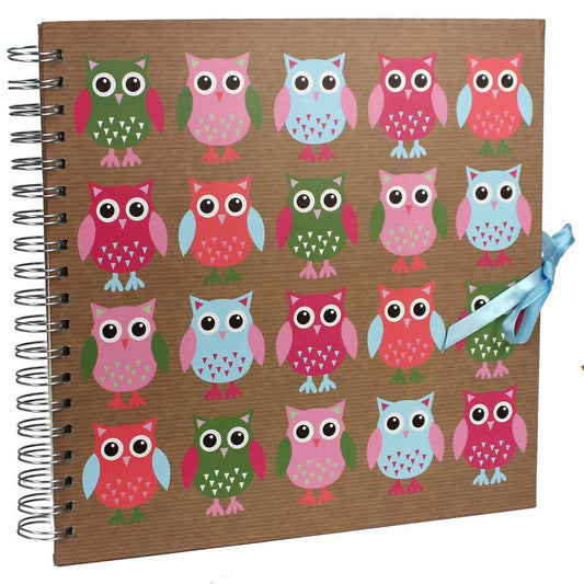 Owl Scrapbook Photo Album - 25 Pages - 10x10 Inch