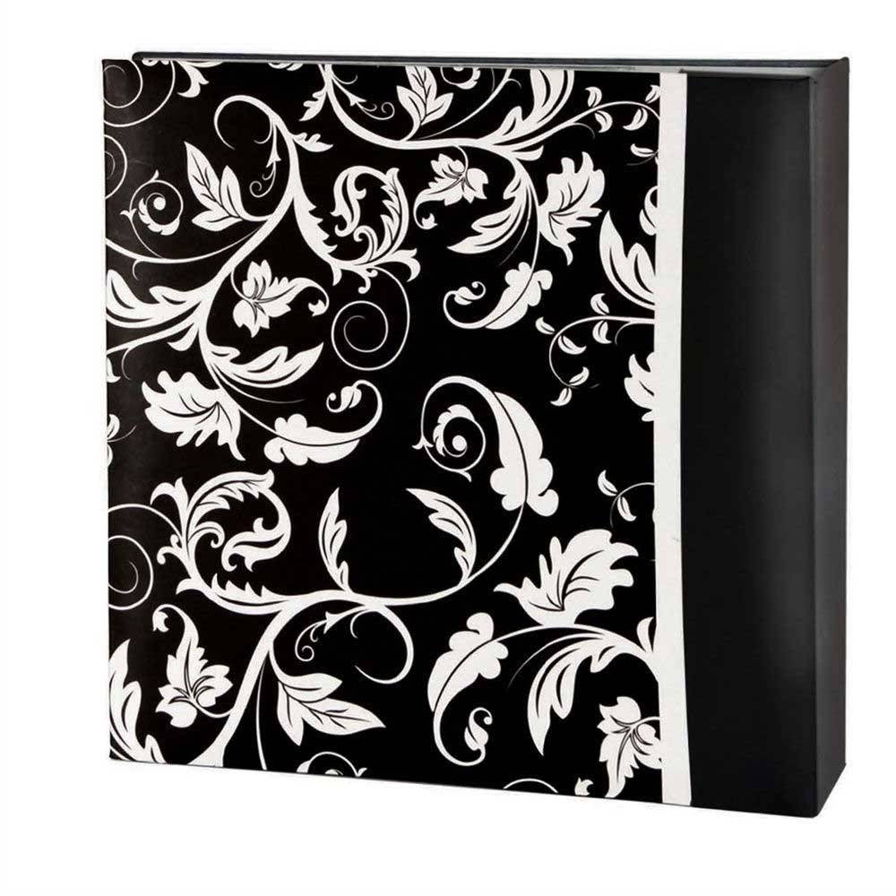 Aurora Black Slip-In Photo Album - Holds 200 6x4 Inch Photos