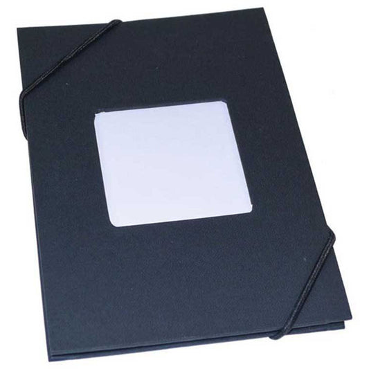 Leporello Black Slip-In Photo Album for 24 6x4 Photos