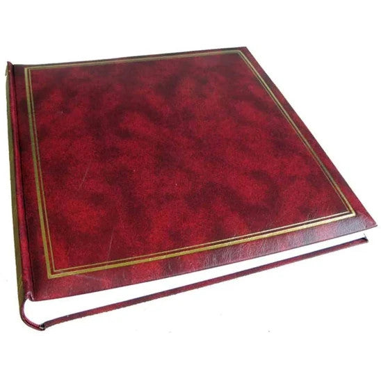 Classic Burgundy Traditional Photo Album - 100 Sides